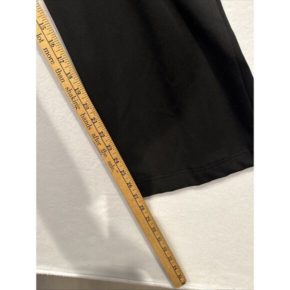 St. John Collection designer black cargo pants‎ with gold button accents size 10 - Picture 6 of 7